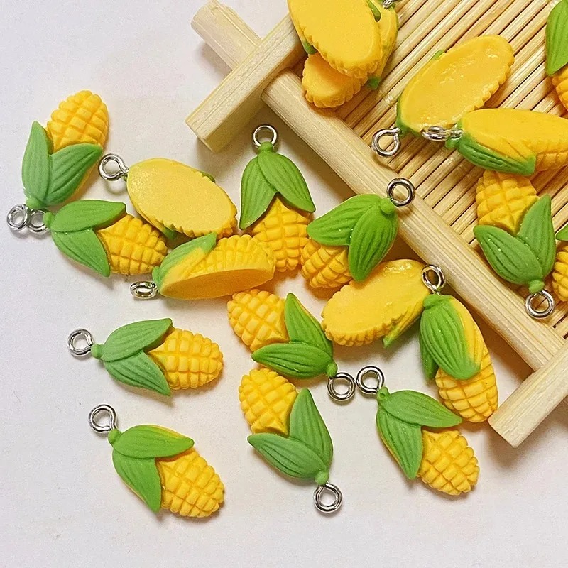 Art Craft Resin - 20 stuks grappige mini maïs groente