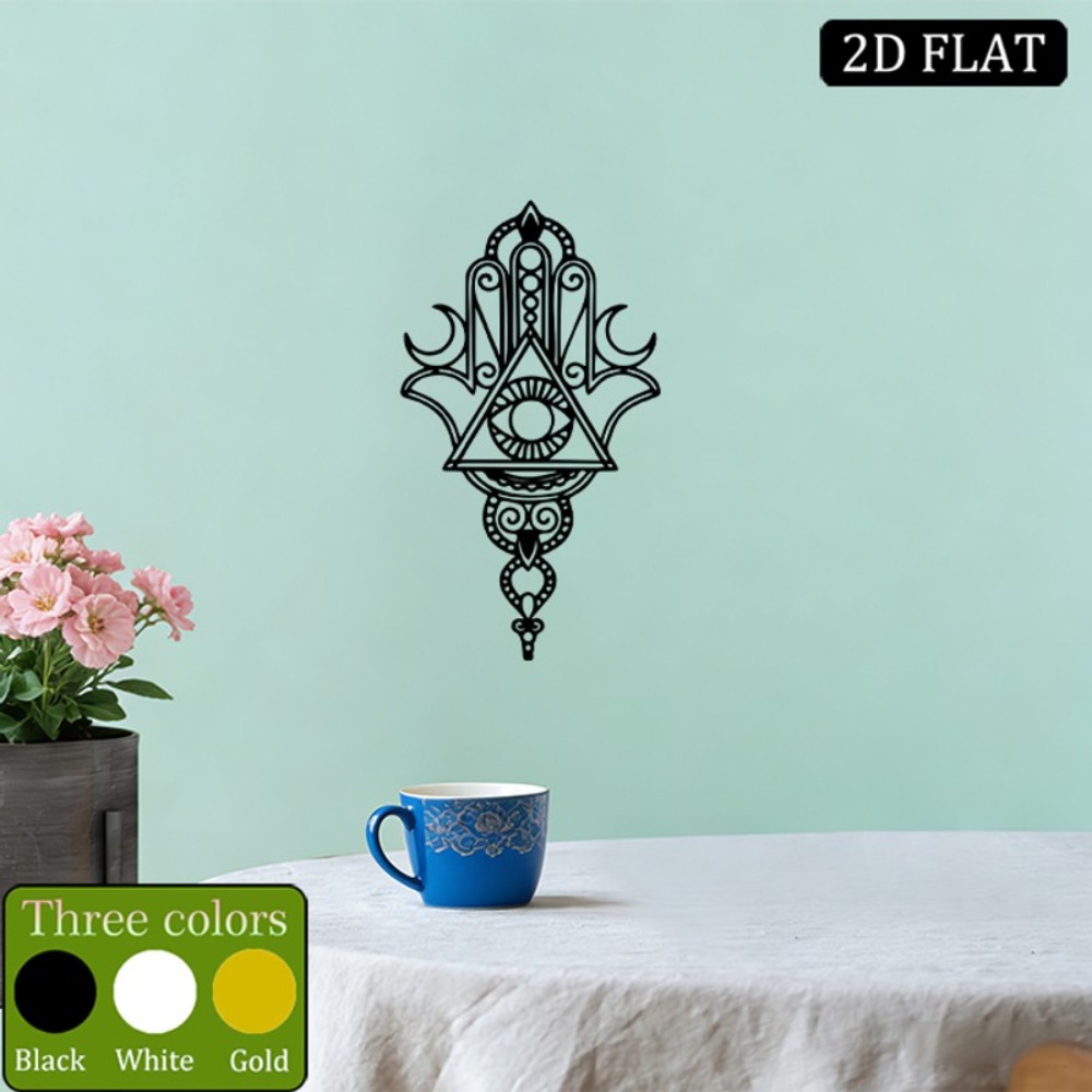 Art & Craft Supplies - CIFBUY IJzeren Wanddecoratie Hamsa Boze Oog