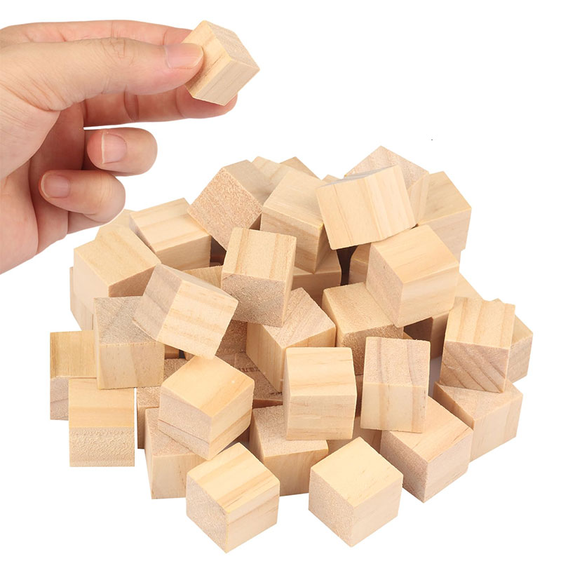 Art Craft 2 Year Olds - 5-100 Stuks Onvoltooide Houten Blokken Berken