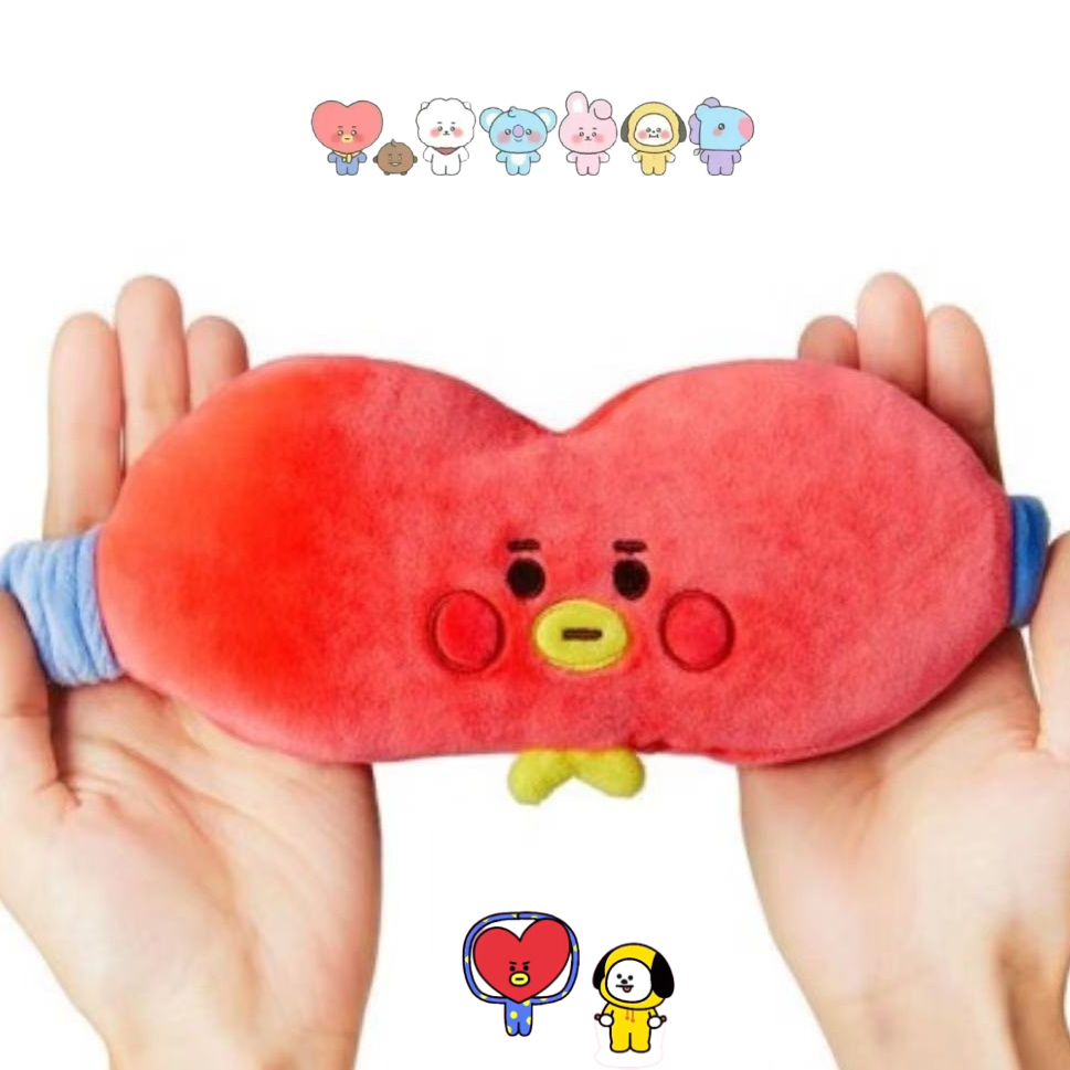 Art Craft Eyes - BT21 cartoon schattig pluche oogmasker Kawaii