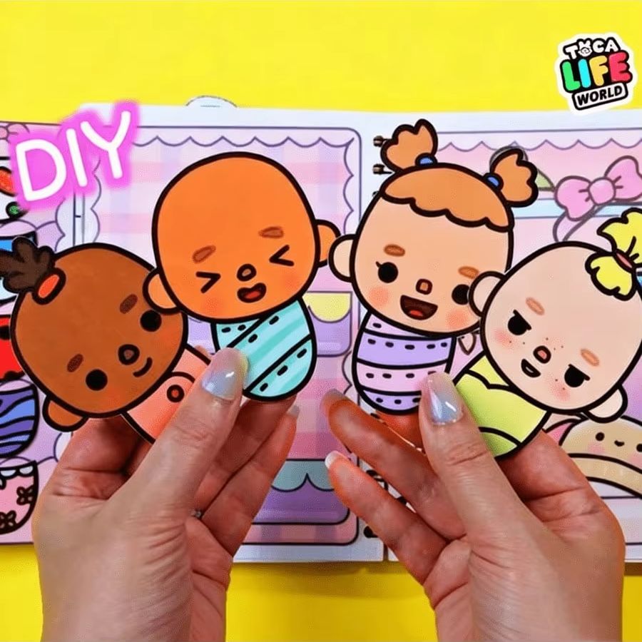 Art Craft 2 Year Olds - 3D Babykamer Sticker Stille Boek DIY