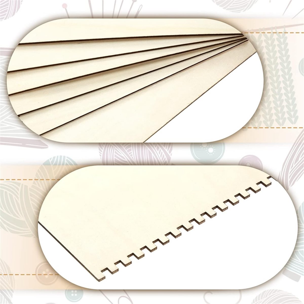 18 stuks beginners houten geke - Art Craft Wood recensie en prijs