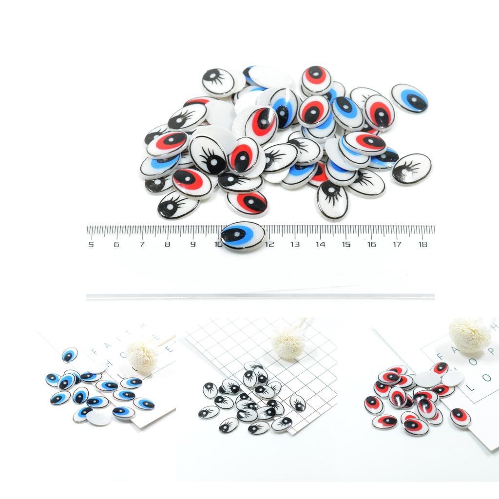 Platte ovale cartoonogen van p - Art Craft Eyes recensie en prijs