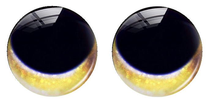 Ronde handgemaakte pupillen Ra - Art Craft Eyes recensie en prijs