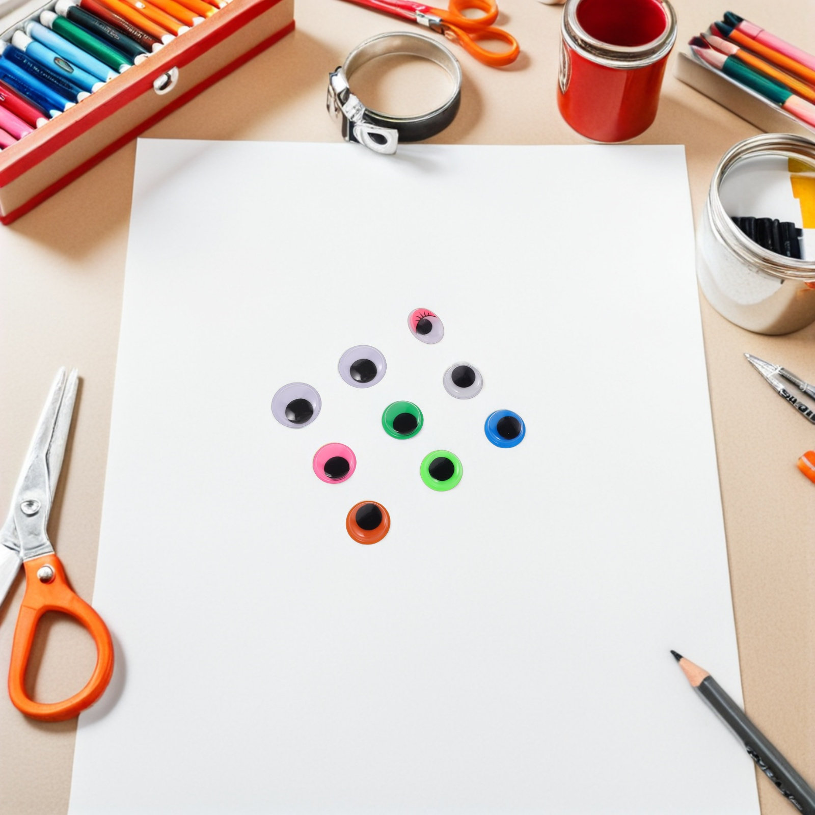 1680 stuks Googly Eyes zelfkle - Art Craft Eyes recensie en prijs