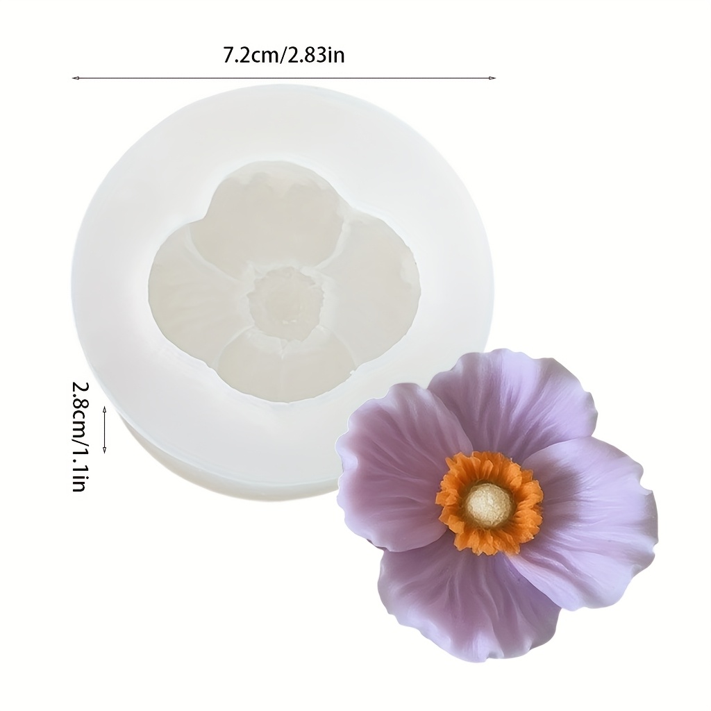 Bloemvormige siliconen kaarsvo - Art Craft Clay recensie en prijs