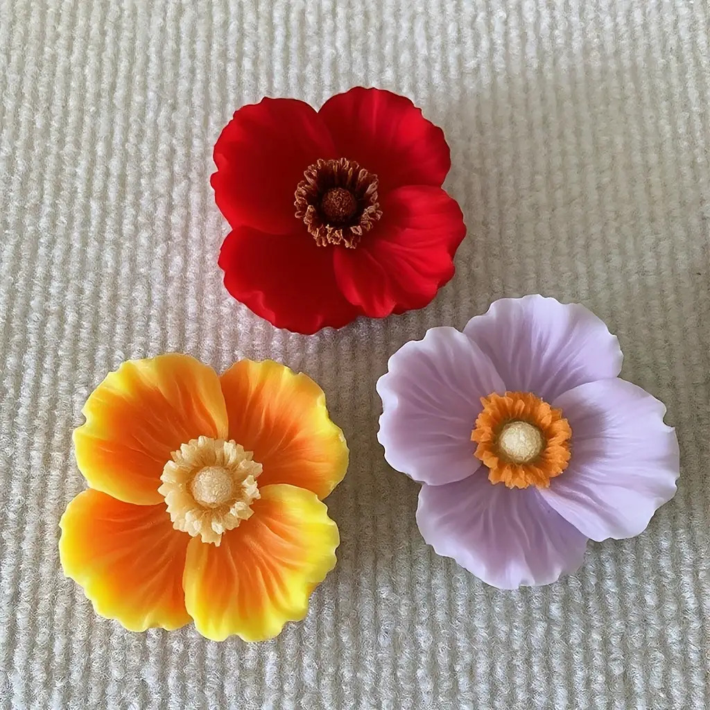 Bloemvormige siliconen kaarsvo - Art Craft Clay recensie en prijs