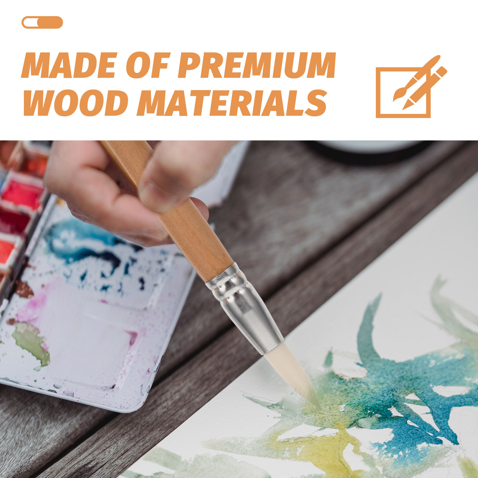 6-delige schilderpenseelset me - Art Craft Blend recensie en prijs