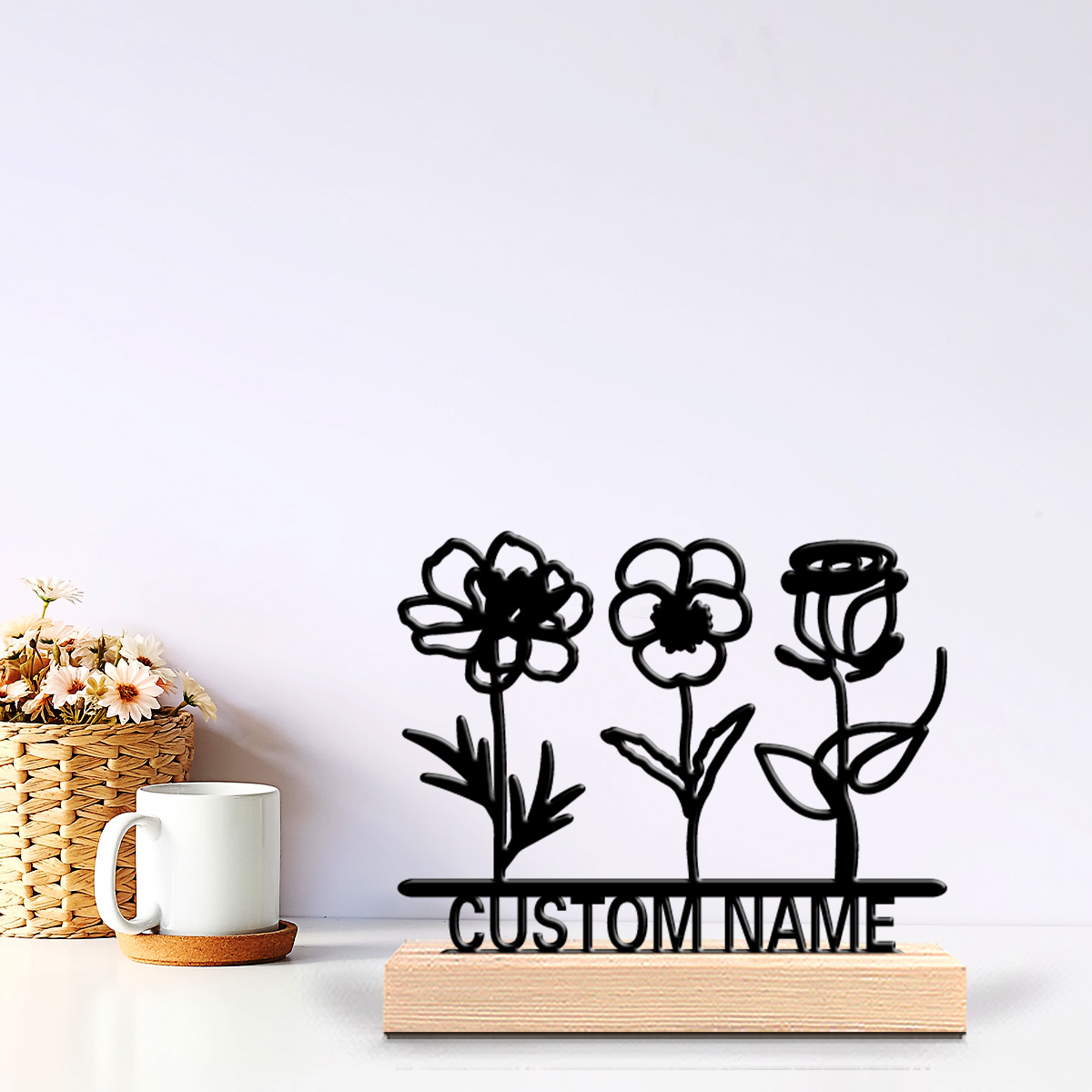 1pc Modebloemen Aanpasbare tek - Art Craft Wood recensie en prijs