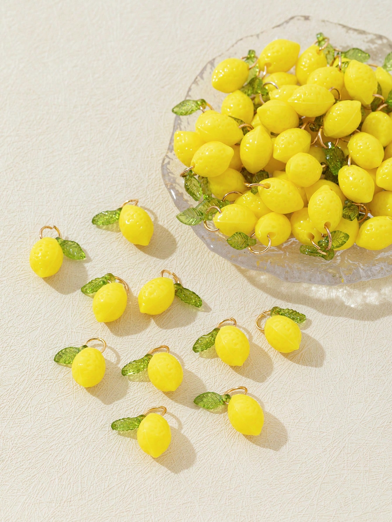 10 stuks 3D citroenhars bedels - Art Craft Resin recensie en prijs