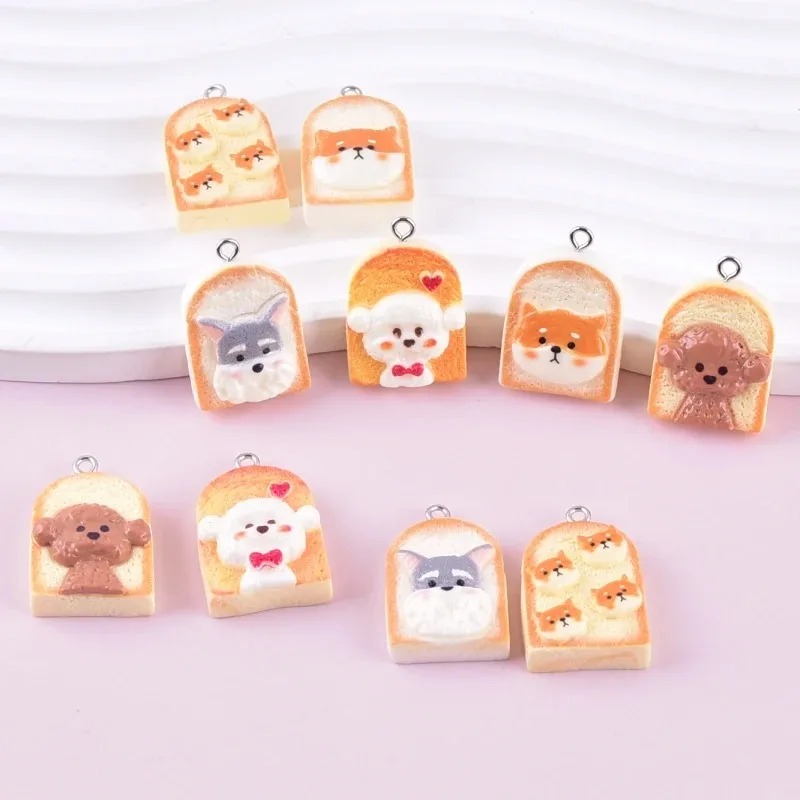 10 stuks schattige toast hond  - Art Craft Resin recensie en prijs