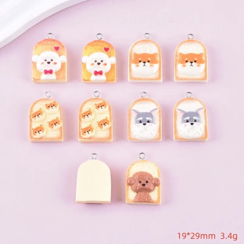 10 stuks schattige toast hond  - Art Craft Resin recensie en prijs