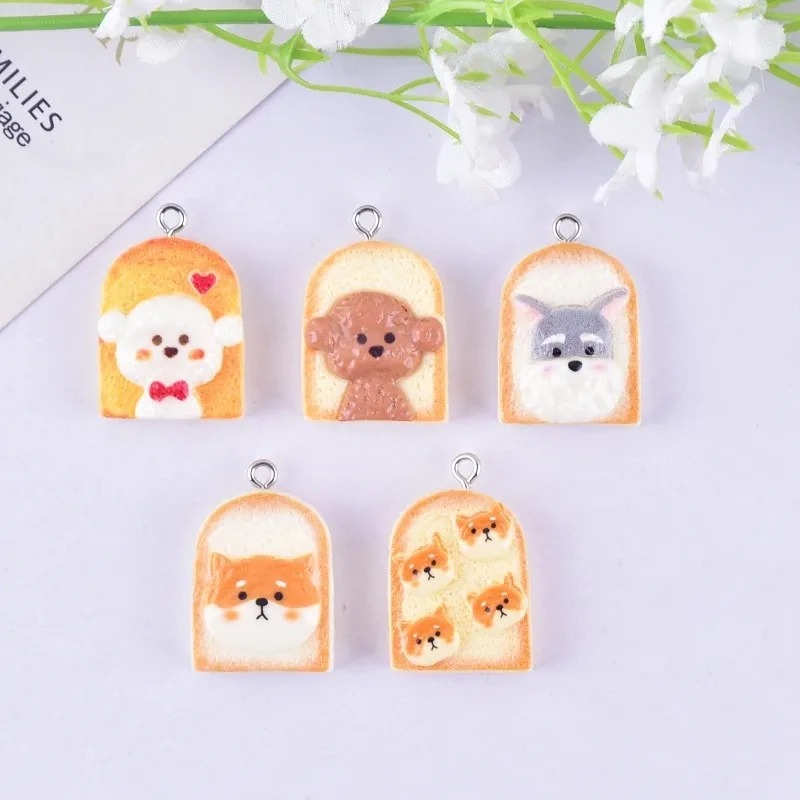 10 stuks schattige toast hond  - Art Craft Resin recensie en prijs