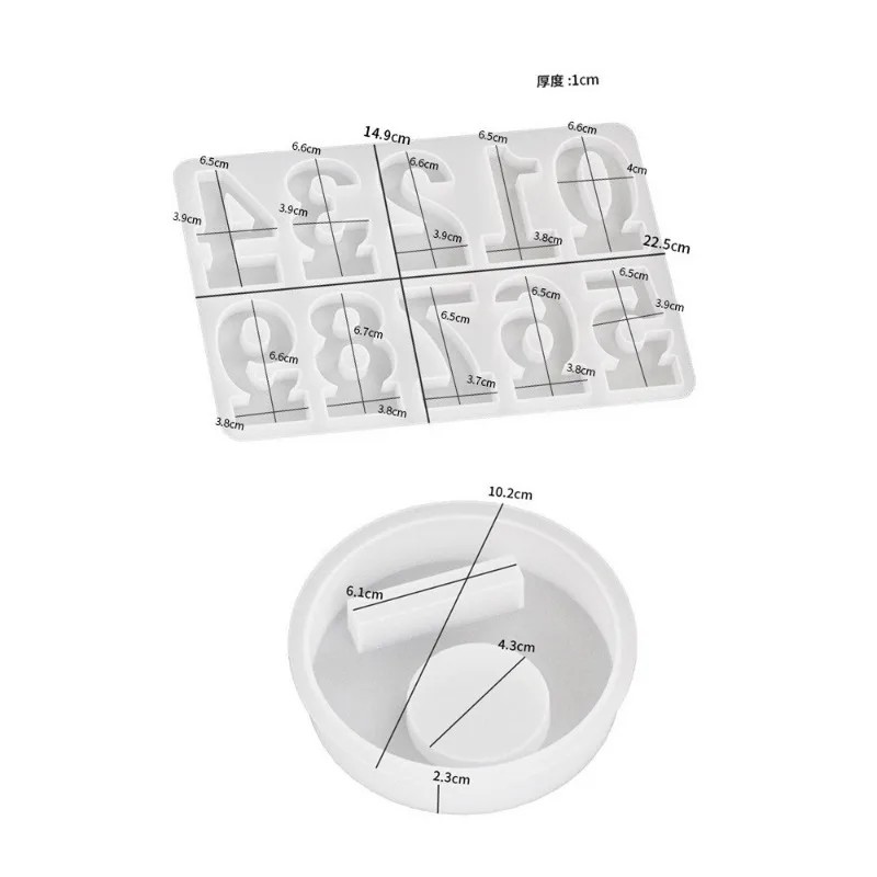 2-delige siliconen mallen voor - Art Craft Resin recensie en prijs