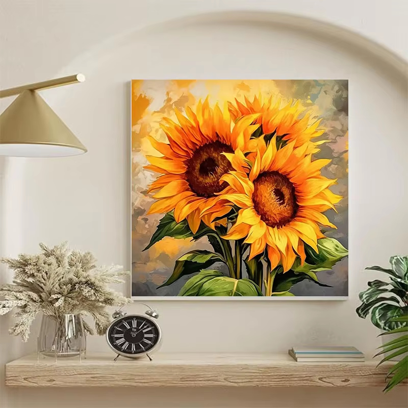 Zonnebloemolieverfset, handgem - Letter S Art Craft recensie en prijs