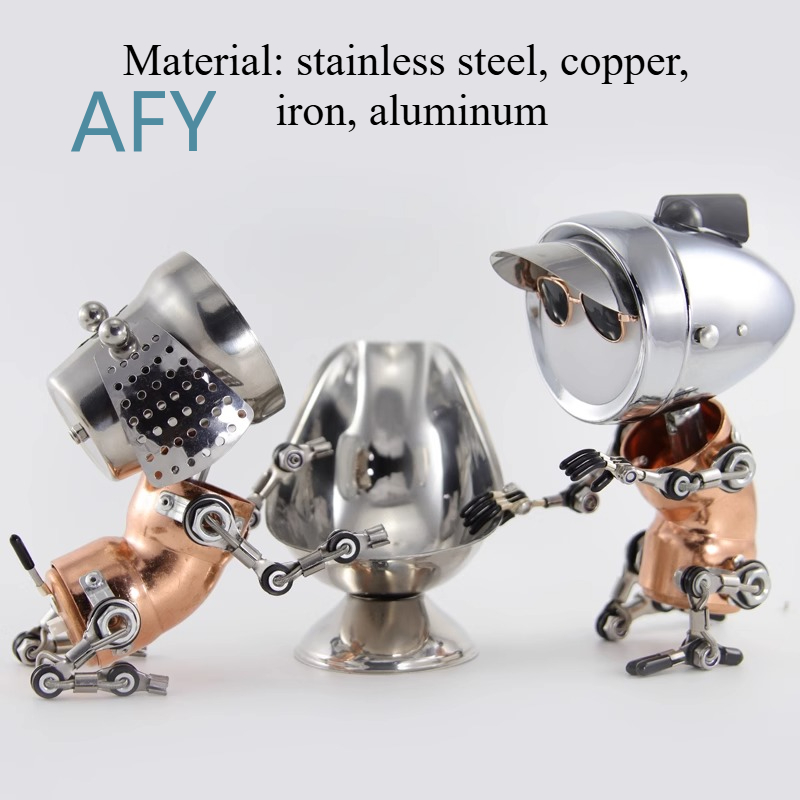 Metalen punk robot sfeerlamp v - Art Craft Robot recensie en prijs