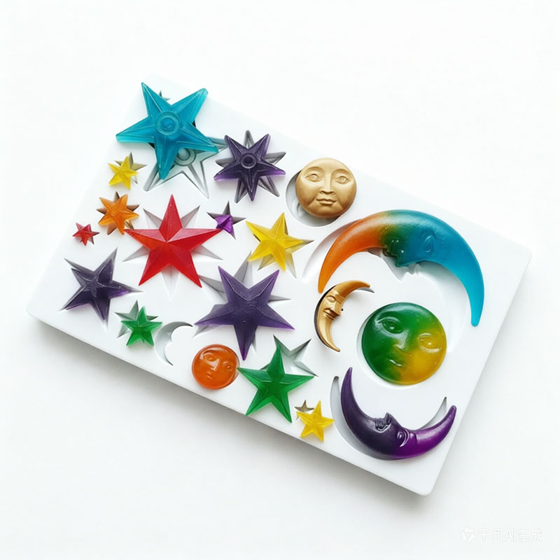 Zon Gezicht Maan Sterren Polym - Art Craft Clay recensie en prijs