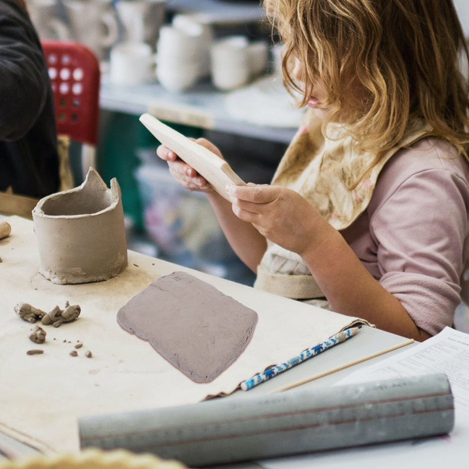 1Set Witte Luchtdroge Klei voo - Art Craft Clay recensie en prijs