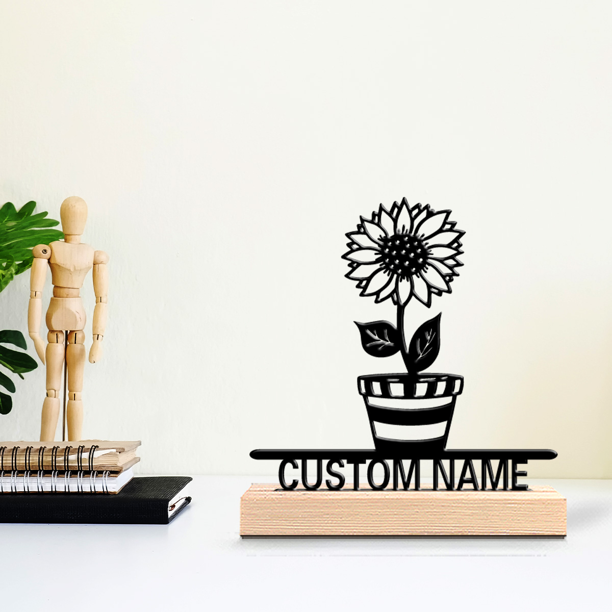 1 stuk eenvoudig bloemenfiguur - Art Craft Wood recensie en prijs