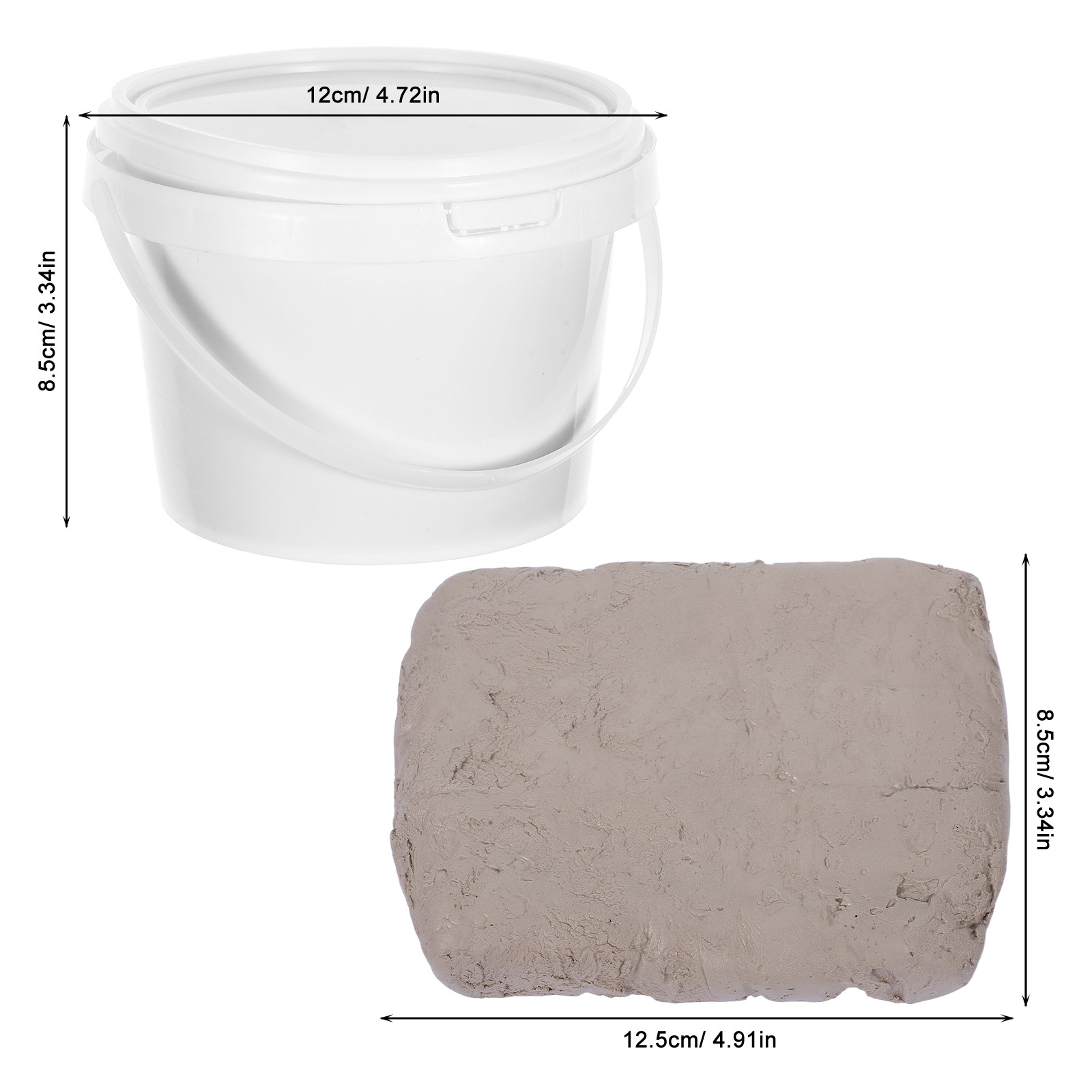 1 set witte luchtdroog klei in - Art Craft Clay recensie en prijs