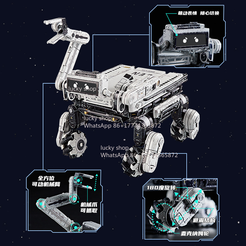 Slimme robot hond Moss 3D meta - Art Craft Robot recensie en prijs