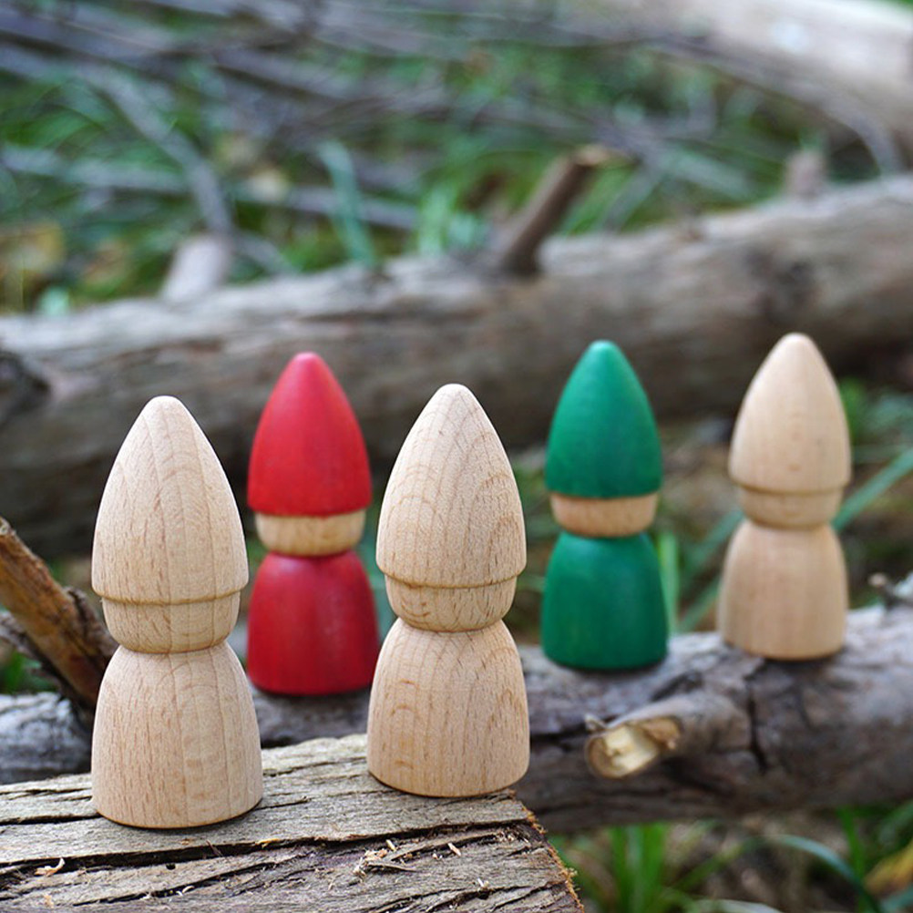 6 stuks houten figuurtjes, ong - Art Craft Wood recensie en prijs