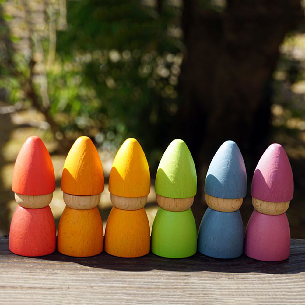 6 stuks houten figuurtjes, ong - Art Craft Wood recensie en prijs