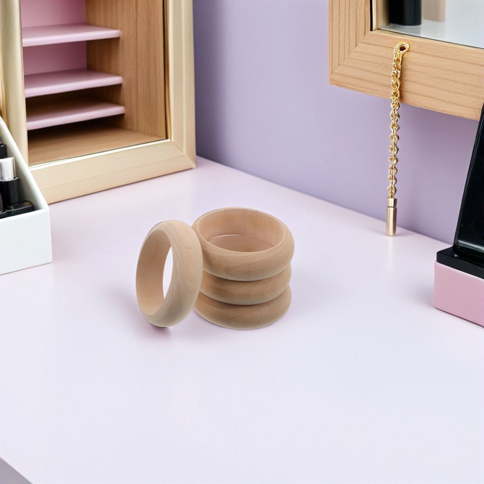 4 stuks massief houten armband - Art Craft Wood recensie en prijs