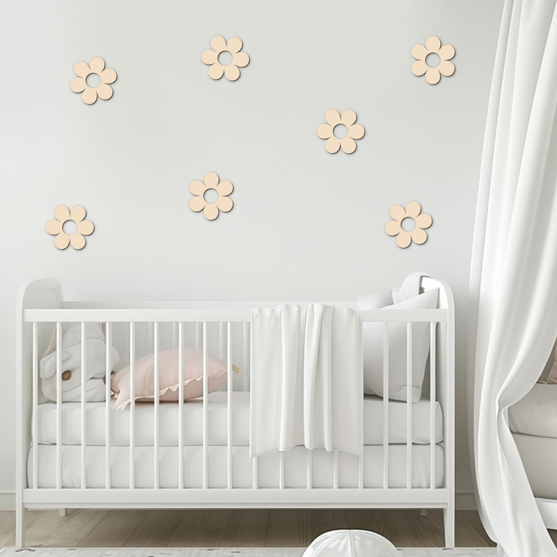 Houten bloem houten uitsparing - Art Craft 2 Year Olds recensie en prijs