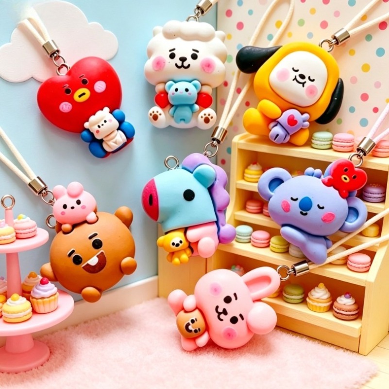 7 stks BT21 Hars Cartoon Charm - Art Craft Resin recensie en prijs