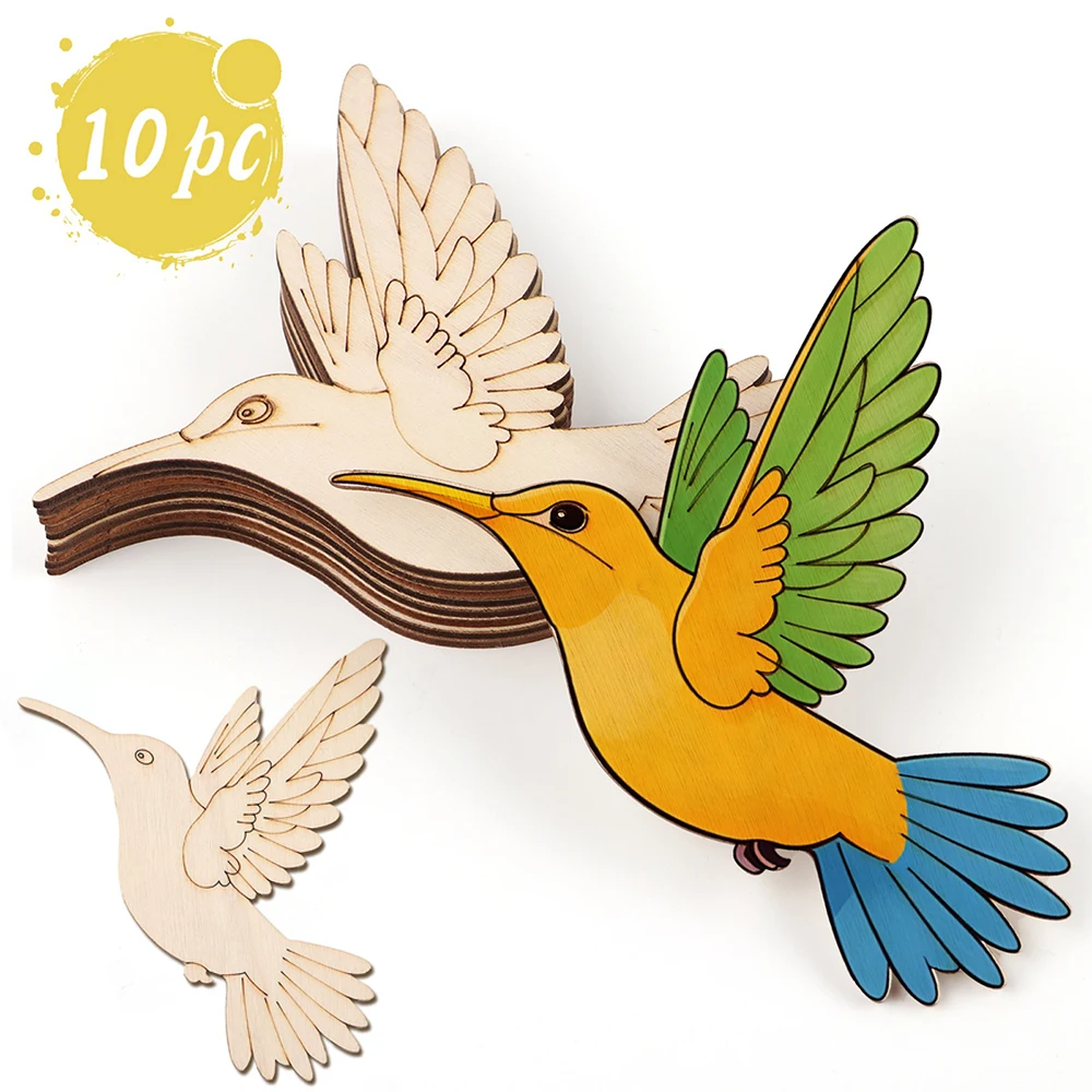 10 stuks onafgewerkte houten d - Art Craft Wood recensie en prijs