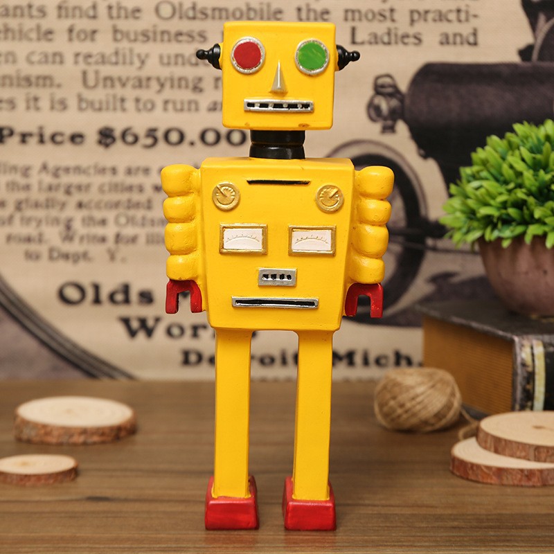 Cartoon Robot Standbeeld Ornam - Art Craft Robot recensie en prijs