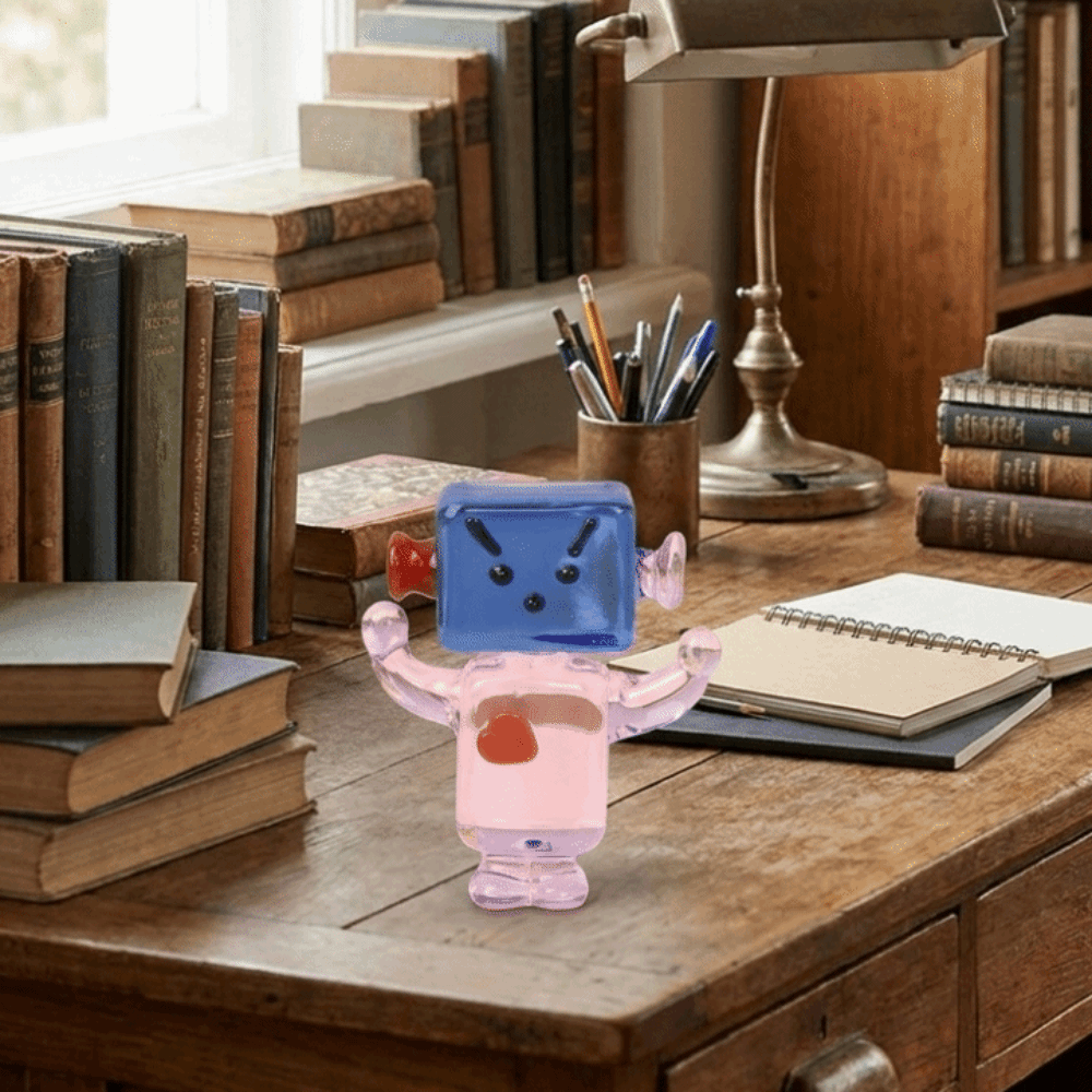Unieke kleurrijke gezichtsrobo - Art Craft Robot recensie en prijs