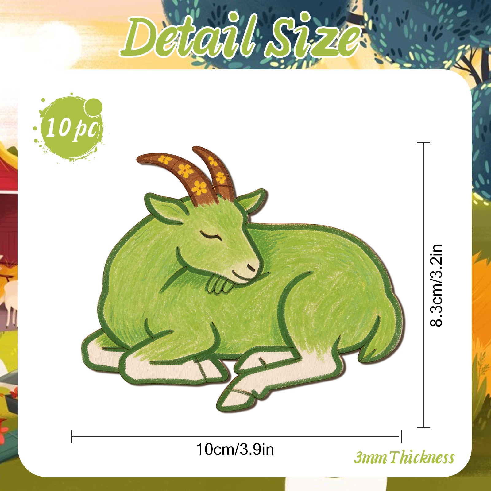 10 stks/set Onvoltooide Houten - Art Craft Wood recensie en prijs