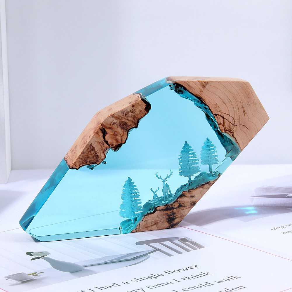 Bosfee Herten Desktop Kunst Ge - Art Craft Wood recensie en prijs