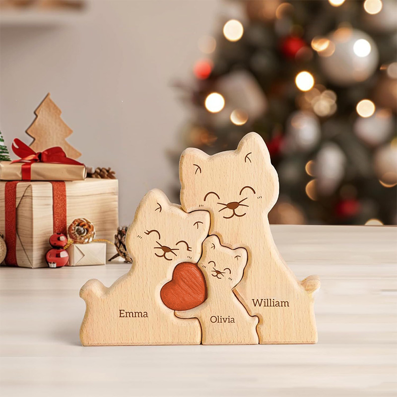 Houten Kat Art Puzzel Warme Fa - Art Craft 2 Year Olds recensie en prijs