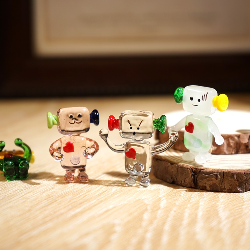 Schattig gezicht robot handgem - Art Craft Robot recensie en prijs